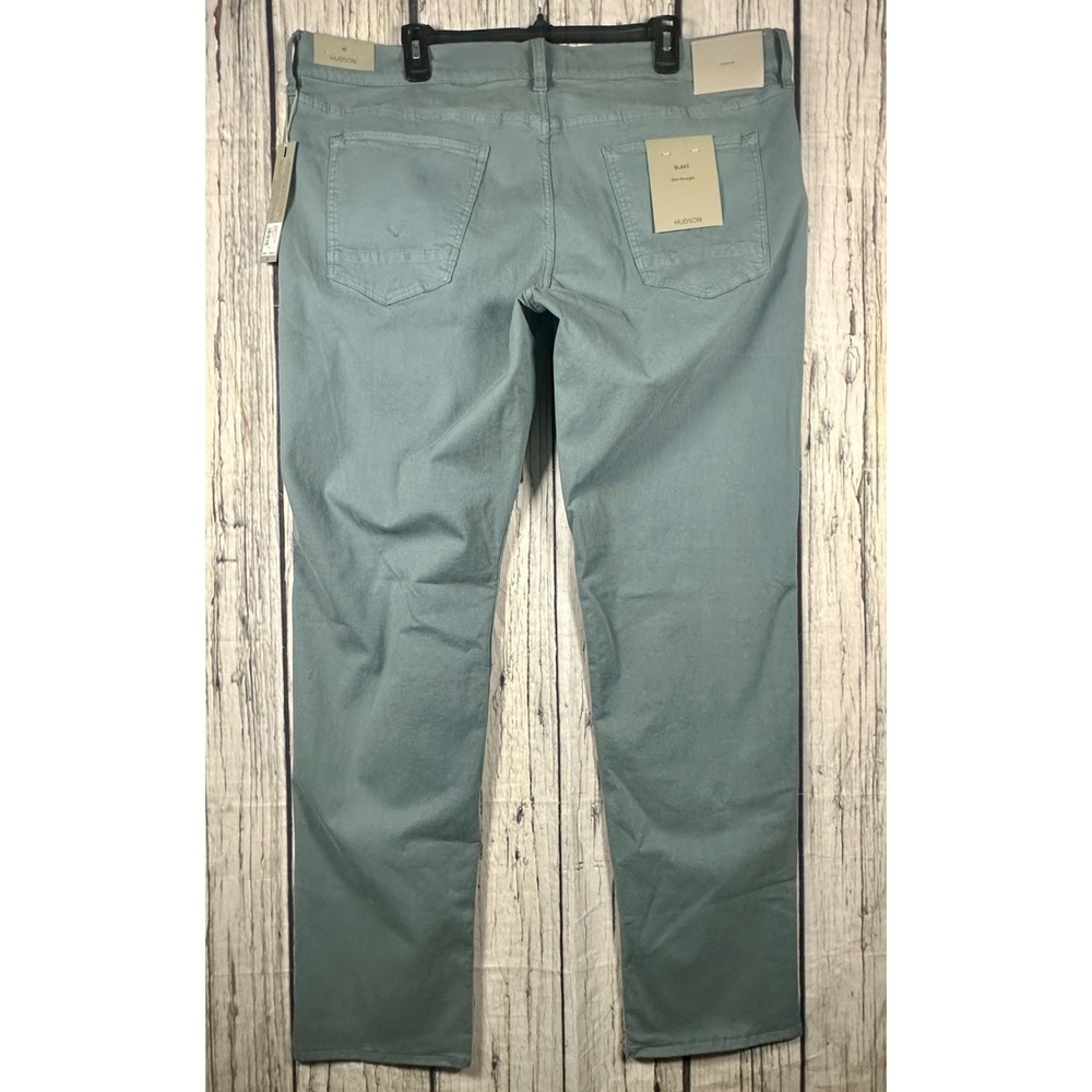 Hudson Blake Slim Straight Jeans‎ Blue Coral 42 Mens GWRBCR2275 New